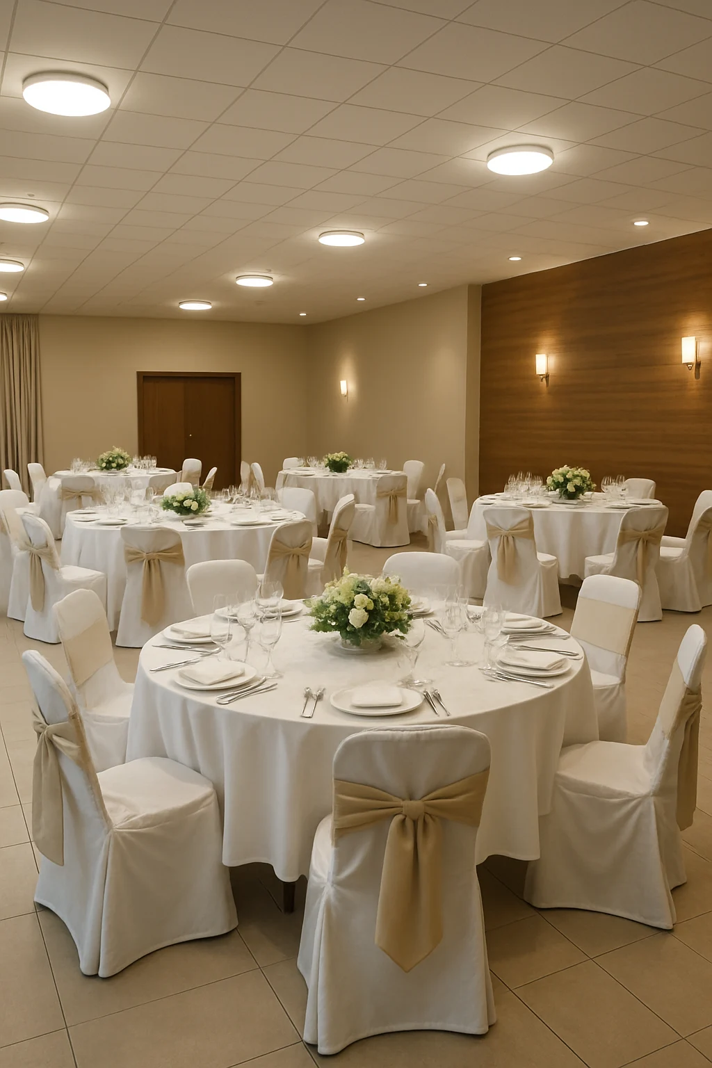 The banquet hall at Merlin Ivy offers an unparalleled setting for every occasion